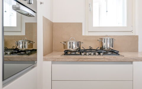 Villa Del Capitolo Con Trullo: Property, Tableware, Countertop, Kitchen Appliance, Kitchen Stove, Gas Stove, Cooktop, Kitchen, Interior Design, Stove
