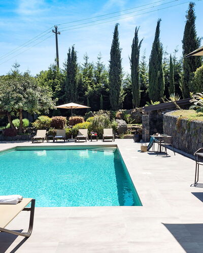 Casa Bedda - Viagrande, Sicilia: Water, Plant, Property, Sky, Furniture, Swimming Pool, Azure, Cloud, Tree, Outdoor Furniture