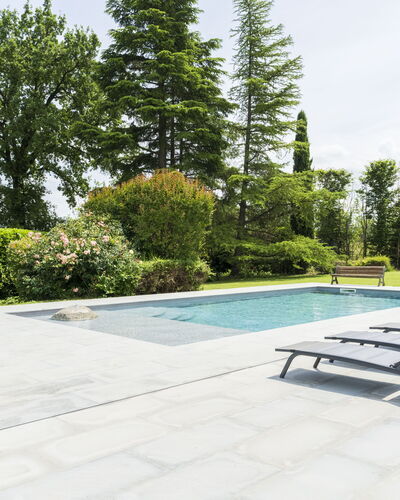 Casa del Marchese, Pool, Wifi, Castell' Arquato: Plant, Sky, Swimming Pool, Water, Tree, Outdoor Furniture, Shade, Rectangle, Grass, Couch