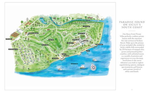 Villa Smeraldo - Sea Front | By Rocco Forte Villas: Map, World, Font, Terrestrial Plant, Urban Design, Rectangle, Slope, Natural Landscape, Water