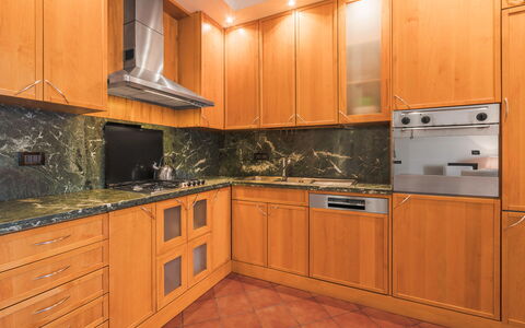 A Casa Di Camillo, Nepi, a C, Wifi: Cabinetry, Countertop, Property, Kitchen, Sink, Wood, Building, Drawer, Lighting, Kitchen Appliance