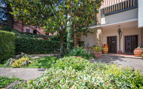 A Casa Di Camillo, Nepi, a C, Wifi: Plant, Building, Architecture, Tree, Road Surface, Grass, Woody Plant, Urban Design, Residential Area, Real Estate