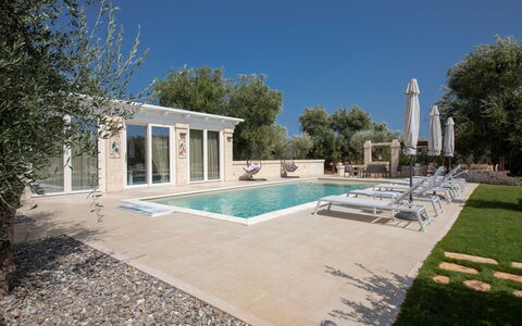 Terra Mater: Swimming Pool, Residential Area, Composite Material, Estate, Outdoor Furniture, Shade, Villa, Resort, Landscaping, Hacienda