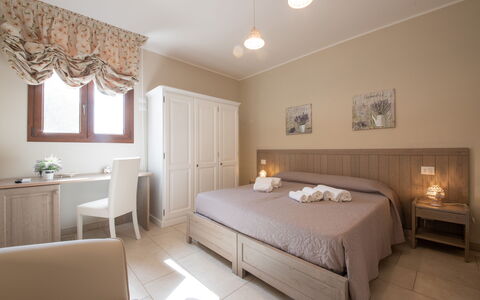 Terra Mater: Interior Design, Furniture, Bed, Bedroom, Wood, Floor, Ceiling, Flooring, Room, Bed Sheet