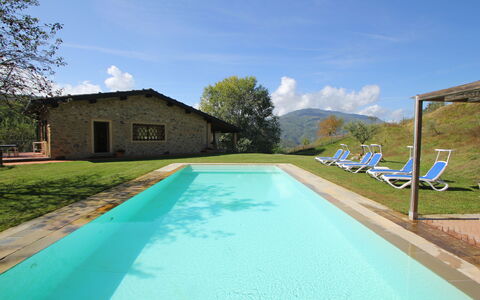 Casetta Verde: Water, Cloud, Sky, Plant, Property, Swimming Pool, Building, Azure, Shade, Tree