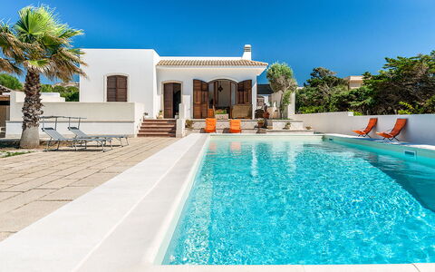 Villa Cornino: Water, Plant, Sky, Building, Swimming Pool, Azure, Tree, Shade, Body Of Water, Window
