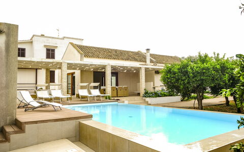 Villa Terrenove: Water, Property, Plant, Swimming Pool, Building, Azure, Window, Shade, Tree, Sky