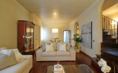 Villa Di Magra: Furniture, Property, Table, Building, Comfort, Picture Frame, Wood, Interior Design, House, Plant