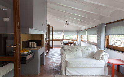 Orione: Furniture, Property, Building, Comfort, Wood, Interior Design, Couch, Cabinetry, Living Room, Flooring