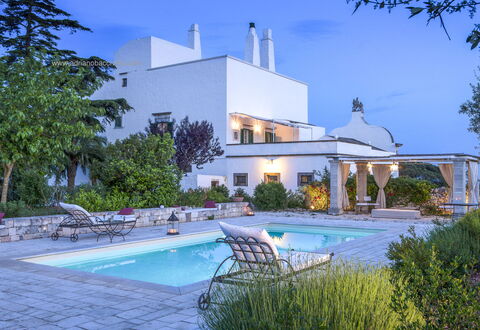 Masseria Tagliente: Water, Plant, Sky, Property, Building, Swimming Pool, Azure, Tree, Body Of Water, Leisure