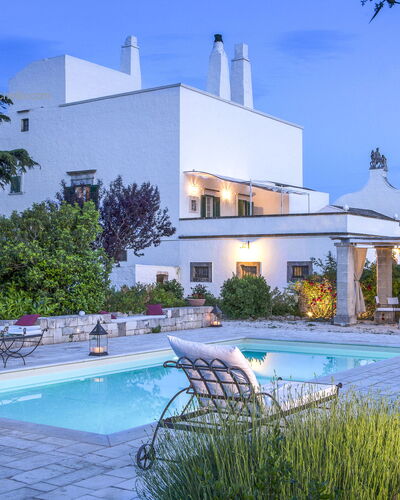 Masseria Tagliente: Water, Plant, Sky, Property, Building, Swimming Pool, Azure, Tree, Body Of Water, Leisure