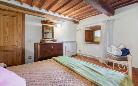 Chiara House In Galenda, Chianti, Pool And Nature: Building, Furniture, Cabinetry, Window, Comfort, Wood, Drawer, Interior Design, House, Flooring