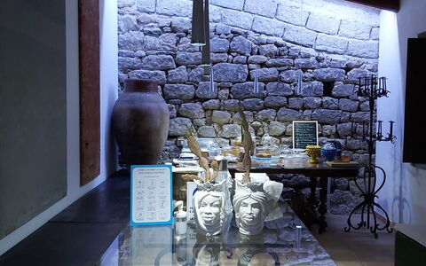 San Noto House With Pool Ac Wifi: Furniture, Table, Wood, Building, Interior Design, Floor, Flooring, Living Room, Kitchen, Hardwood