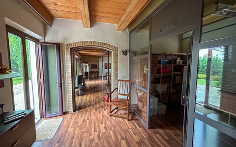 Villa Gelso: Picture Frame, Wood, Hall, Window, Floor, Flooring, Porch, Real Estate, Living Room