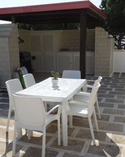 Loft San Giovanni in Gallipoli: Furniture, Property, Table, Chair, Building, Shade, Sky, Outdoor Furniture, Tree, Interior Design