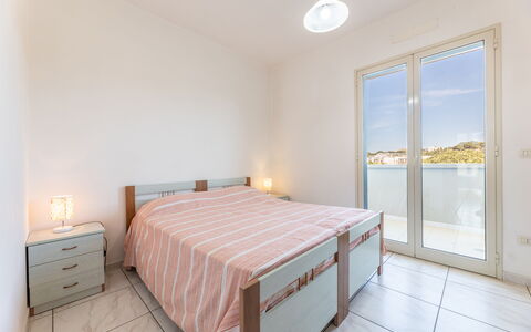 Apartment Balcony Sea View - Gallipoli: Building, Furniture, Property, Comfort, Cabinetry, Wood, Bed Frame, Interior Design, Bed
