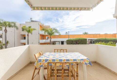 Apartment Living In Baia Verde - Gallipoli: Sky, Table, Cloud, Property, Building, Azure, Chair, Shade, Interior Design, Architecture
