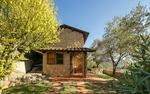 La Maggiolina & La Bastide: Plant, Sky, Property, Plant Community, Window, Natural Landscape, Building, Tree, Wood, Land Lot