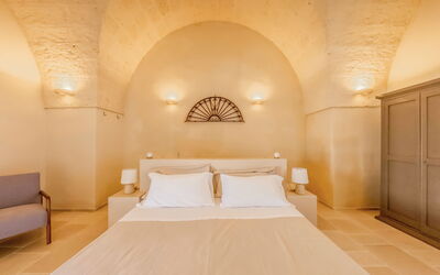 Accommodation:&nbsp;Camera 5 - Matrimoniale Con Vasca - Masseria Vacca