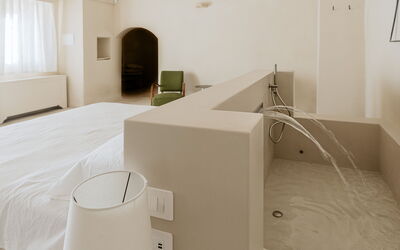Accommodation:&nbsp;Camera 9 - Matrimoniale Con Vasca - Masseria Vacca