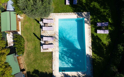 Villa Pietrafitta: Water, Plant, World, Vegetation, Rectangle, Grass, Body Of Water, Urban Design, Wall, Landscape