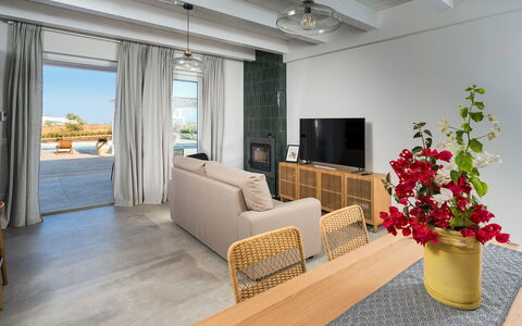 Villa Paolina: Flower, Property, Furniture, Plant, Building, Couch, Comfort, Lighting, Interior Design, Living Room
