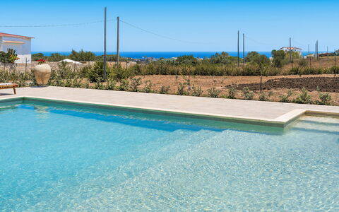 Villa Paolina: Water, Plant, Sky, Property, Azure, Building, Swimming Pool, Shade, Rectangle, Grass