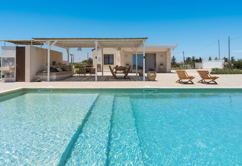 Villa Paolina: Water, Sky, Swimming Pool, Azure, Plant, Shade, Outdoor Furniture, Leisure, Composite Material, Real Estate