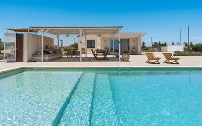 Villa Paolina: Water, Sky, Swimming Pool, Azure, Plant, Shade, Outdoor Furniture, Leisure, Composite Material, Real Estate