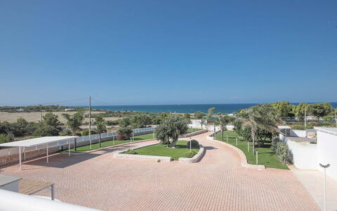 Villa Azzurra Seaview In Monopoli, Puglia: Sky, Plant, Urban Design, Land Lot, Residential Area, Road Surface, Shade, Horizon, Landscape, Real Estate