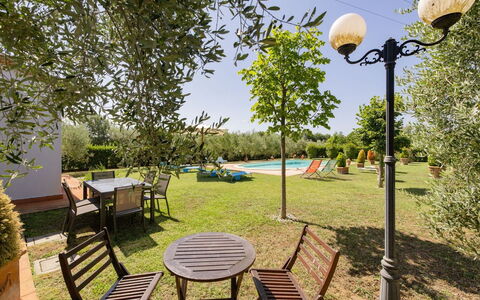 Villa Elena: Swimming Pool, Resort, Outdoor Furniture, Eco Hotel, Garden, Shade, Lawn, Landscaping, Hacienda, Yard