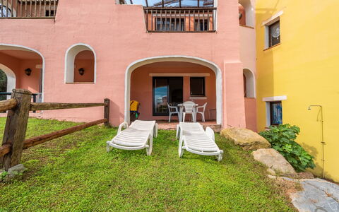 Apartments In Country Village Near Stintino: Outdoor Furniture, Hacienda, Hotel, Resort, Villa, Balcony, Resort Town, Sunlounger
