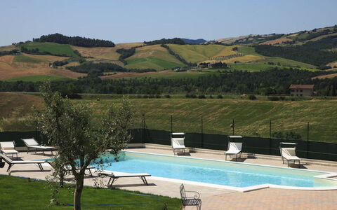 San Giuseppe Villa: Swimming Pool, Outdoor Furniture, Yard, Villa, Hotel, Sunlounger, Balcony, Farmhouse, Eco Hotel, Houseplant