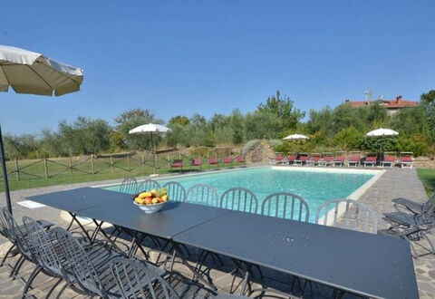 Villa Il Poggio: Furniture, Outdoor Furniture, Table, Chair, Outdoor Table, Lawn, Landscaping, Yard, Swimming Pool, Resort