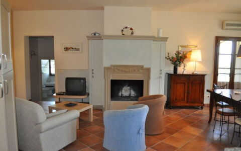 Podere della Madonna Villa: Furniture, Interior Design, Flooring, Floor, Chair, Room, Ceiling, Table, Lighting, Living Room