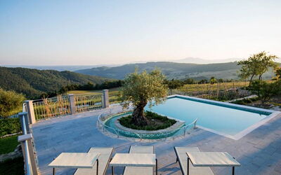 Villa Rufeno: Landscape, Hill, Mountain Range, Outdoor Furniture, Swimming Pool, Hill Station, Eco Hotel, Resort, Landscaping, Estate