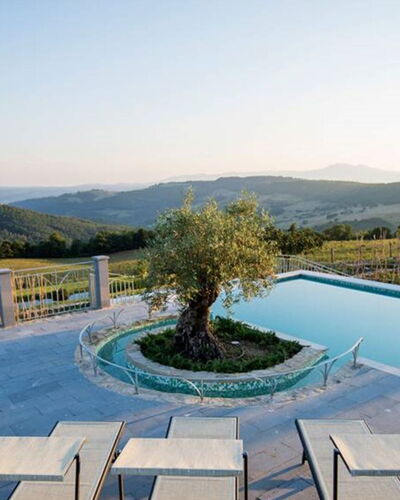 Villa Rufeno: Landscape, Hill, Mountain Range, Outdoor Furniture, Swimming Pool, Hill Station, Eco Hotel, Resort, Landscaping, Estate