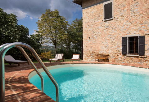 Cascina Arcangelo: Architecture, Composite Material, Swimming Pool, Estate, Farmhouse, Outdoor Furniture, Villa, Backyard