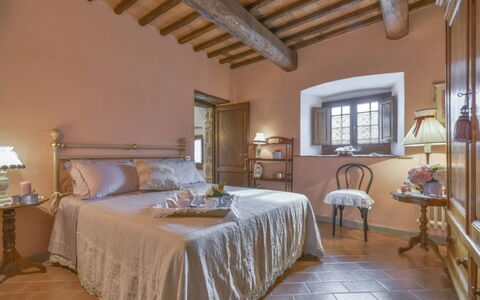 Villa Lucente: Furniture, Wall, Flooring, Interior Design, Home, Bedroom, Floor, House, Linens, Bed