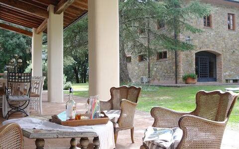 Villa Antonella: Furniture, Wood, Chair, Outdoor Furniture, Table, Shade, Garden, Outdoor Table, Patio, Outdoor Structure