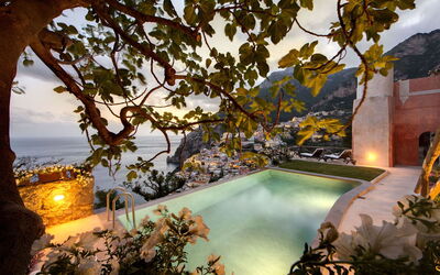 Villa Positano: Water Feature, Eco Hotel, Resort, Villa, Swimming Pool, Hacienda, Mountain Village, Resort Town, Outcrop