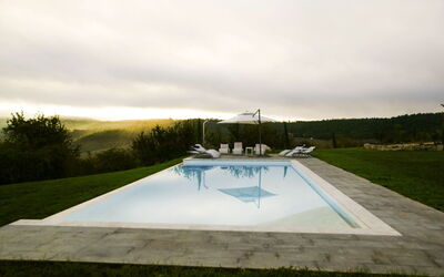 Villa Eline: Swimming Pool, Landscaping, Shade, Resort, Outdoor Furniture, Eco Hotel, Water Feature, Sunlounger, Thermae, Evergreen