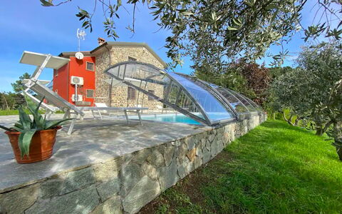 Villa Sarzana: Composite Material, Swimming Pool, Shade, Landscaping, Water Feature, Eco Hotel, Villa, Backyard