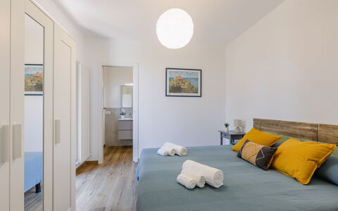Poggio Padule: Furniture, Bed, Interior Design, Floor, Flooring, Bedroom, Wall, Bedding, Bed Sheet, Wood