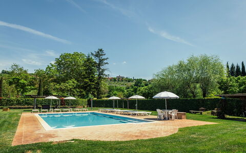 La Pergola: Tree, Swimming Pool, Shrub, Resort, Garden, Eco Hotel, Landscaping, Shade, Plantation, Hacienda