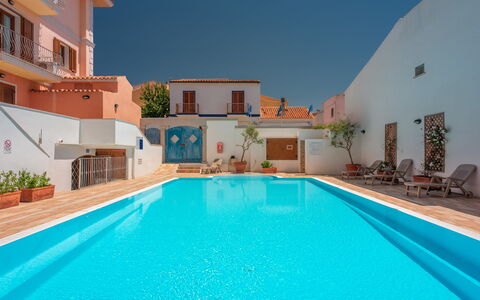 Cristal Blu Apartments In Santa Teresa Gallura: Swimming Pool, Resort, Hacienda, Hotel, Resort Town, Villa, Thermae, Eco Hotel, Leisure Centre, Sunlounger