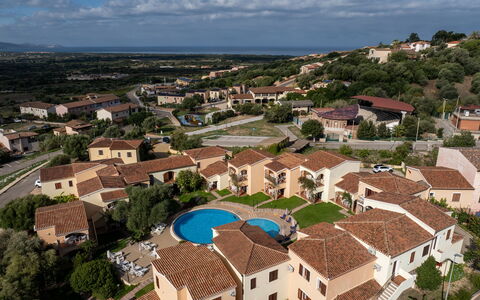 Apartment Sardinia Seaside Ac And Wifi: Aerial Photography, Bird'S-Eye View, Resort, Resort Town, Swimming Pool