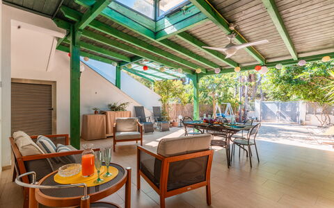 La Maison De Rosetta: Flooring, Floor, Ceiling, Shade, Chair, Eco Hotel, Resort, Estate, Porch, Wood Stain