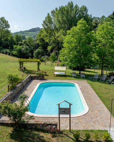 Mulino di Amarrante with Pool, Montaione: Tree, Swimming Pool, Garden, Shade, Backyard, Resort, Eco Hotel, Yard, Lawn, Thermae