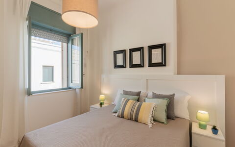 Casa Olimpo: Wall, Interior Design, Flooring, Bedroom, Floor, Ceiling, Bed, Furniture, Room, Lighting